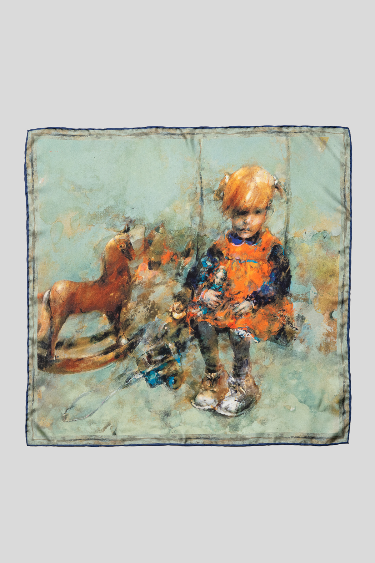 Poszetka „Huśtawka” Halina Tymusz 40cm x 40cm